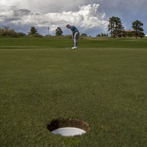 Reduce three-putts from any distance- lag putt