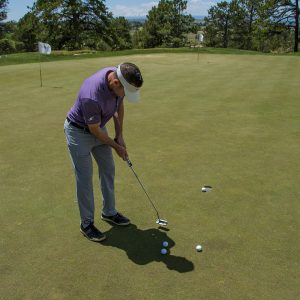 Get a better feel for the greens with this exercise- practice green