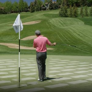 Find the perfect landing zone for every approach shot- green reading