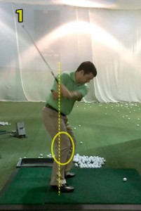 Downswing Position 1