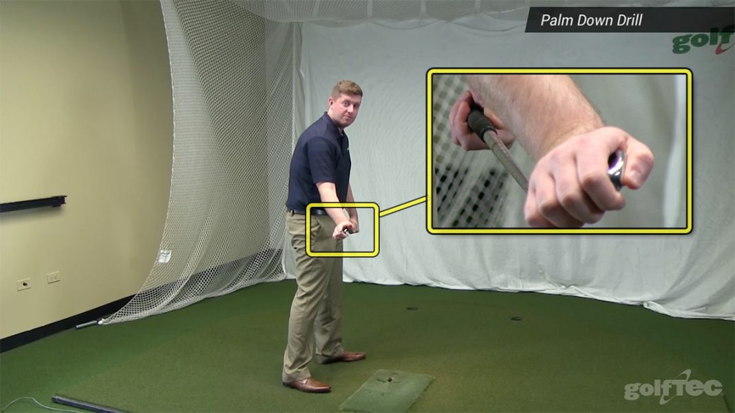 Square your clubface with the Palm Down Drill The GOLFTEC Scramble