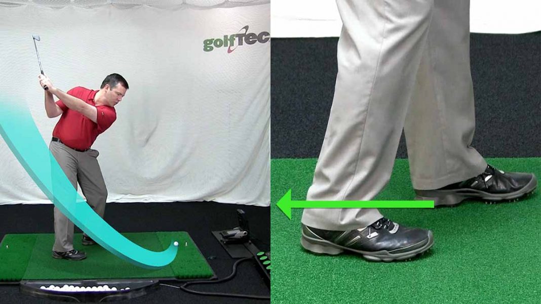 Golf Instruction Video Staggered Stance Drill for more shoulder turn